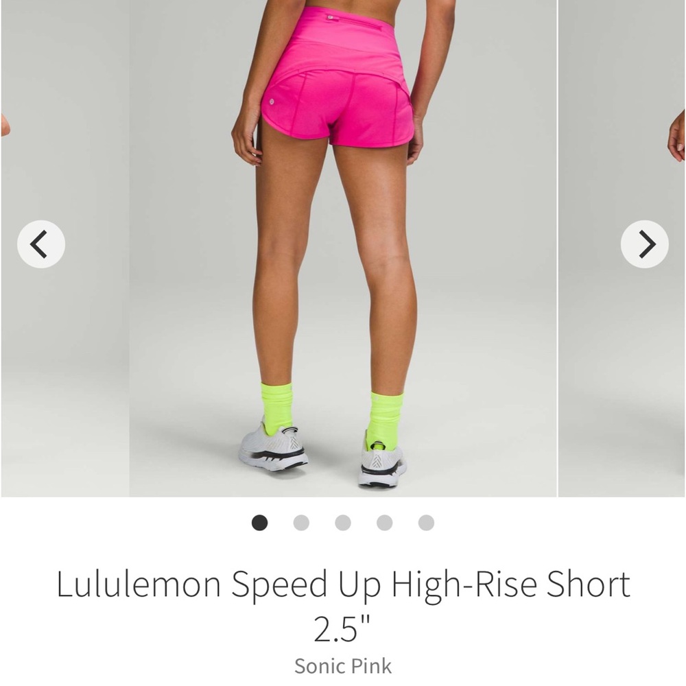 lululemon // Speed Up High-Rise Short 2.5” - Sonic Pink